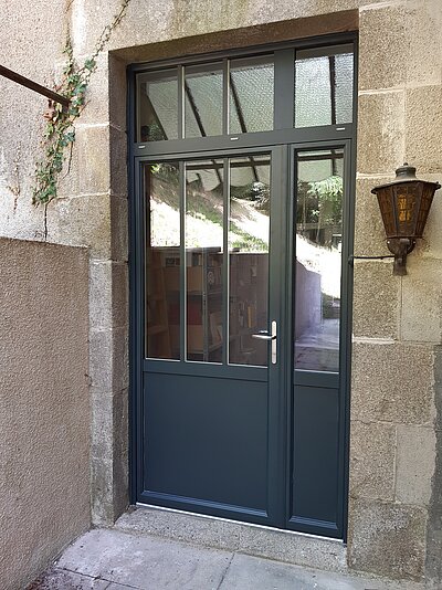 porte d’entrée vitrée