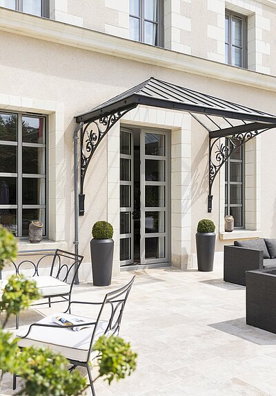 Porte d'entrée contemporaine