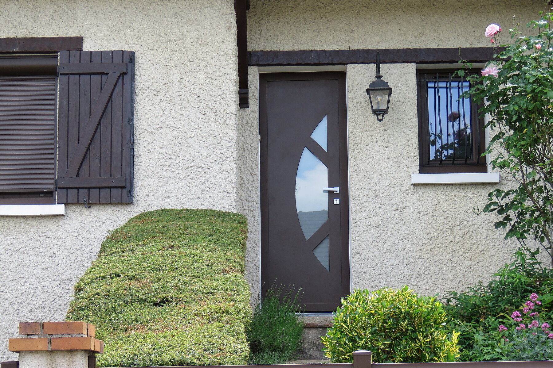 Vignette Porte d'entrée Aluminium Contemporaine ligne Vague