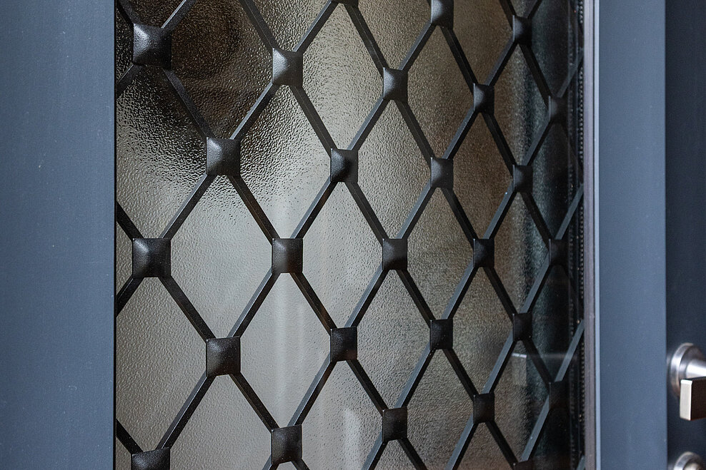 Porte d'entrée Aluminium Néo Classique ligne Divine