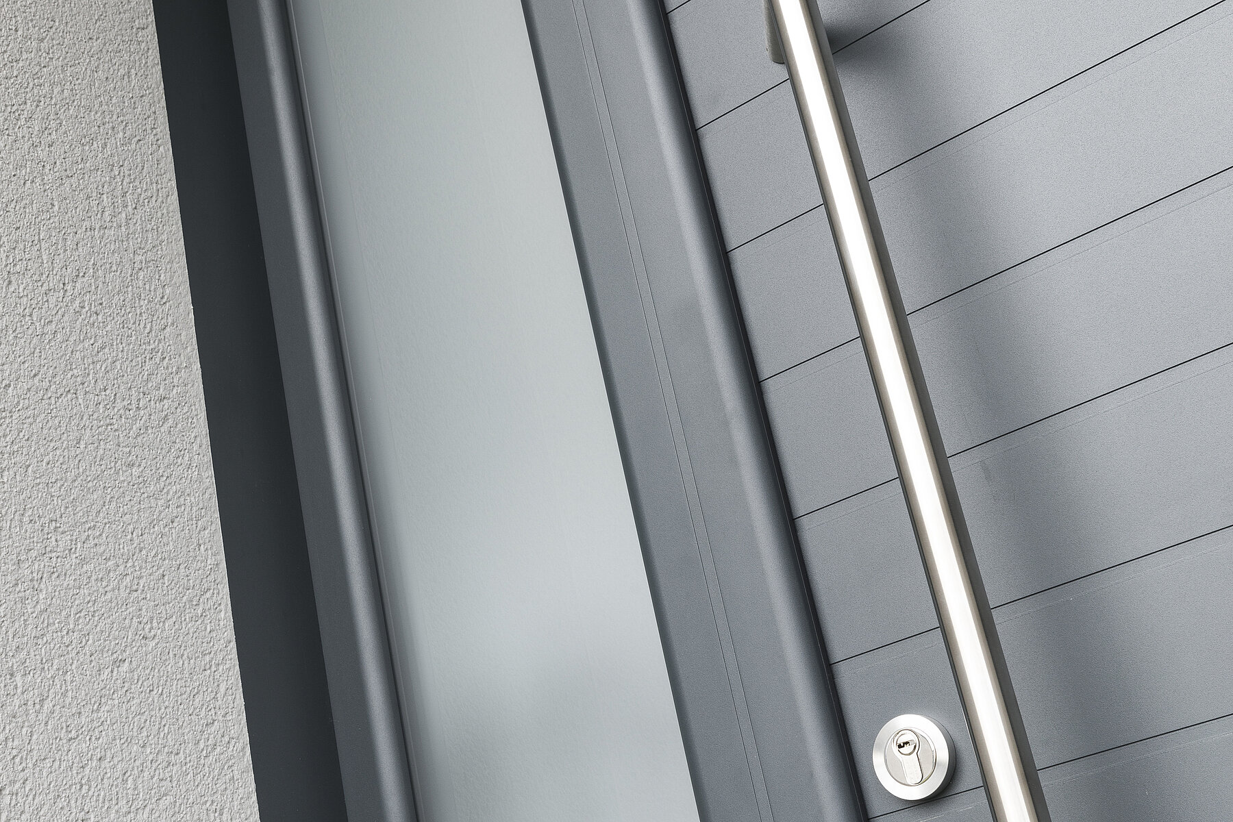 Vignette Porte d'entrée Aluminium Contemporaine ligne Horizon