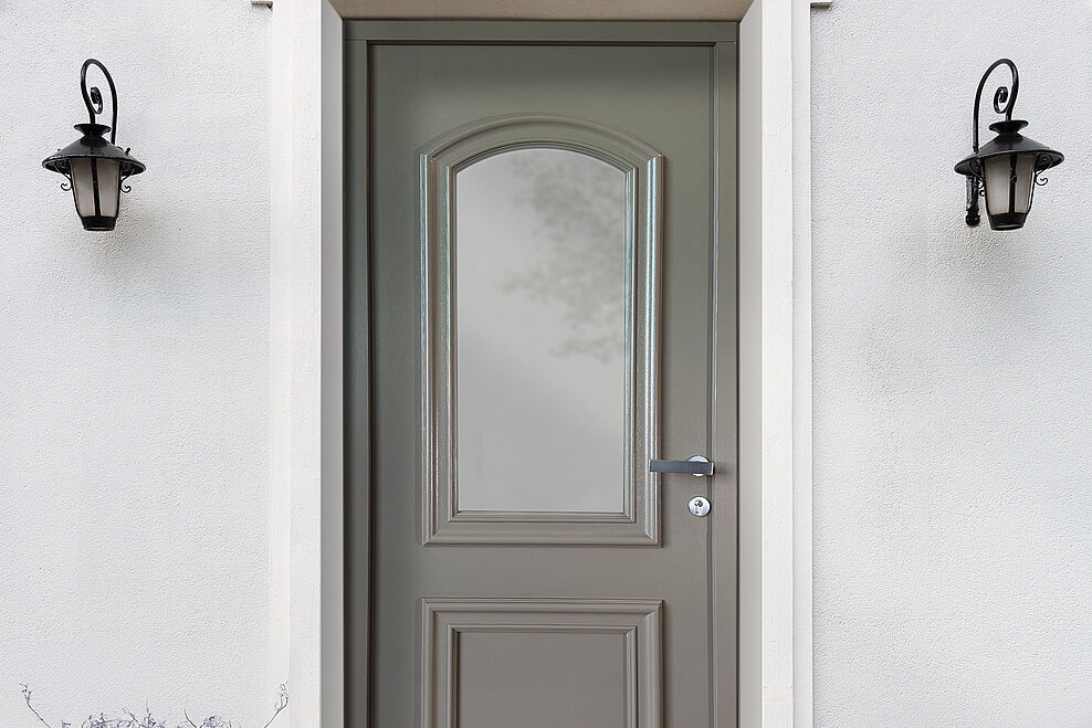 Porte d'entrée Aluminium Classique ligne Castille