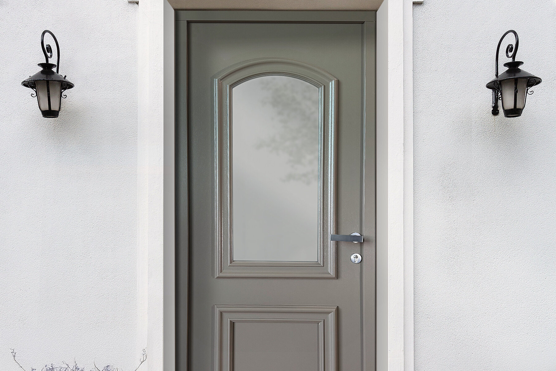 Vignette Porte d'entrée Aluminium Classique ligne Castille