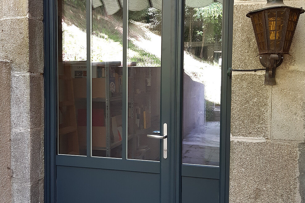 Porte d'entrée Bois Créative classique ligne Indus