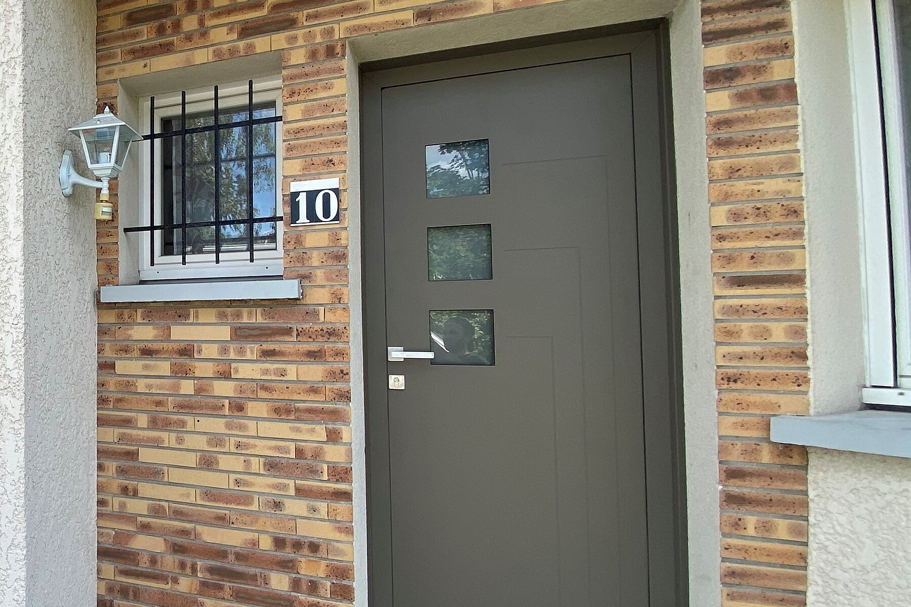 Vignette Porte d'entrée Aluminium Contemporaine ligne Carré