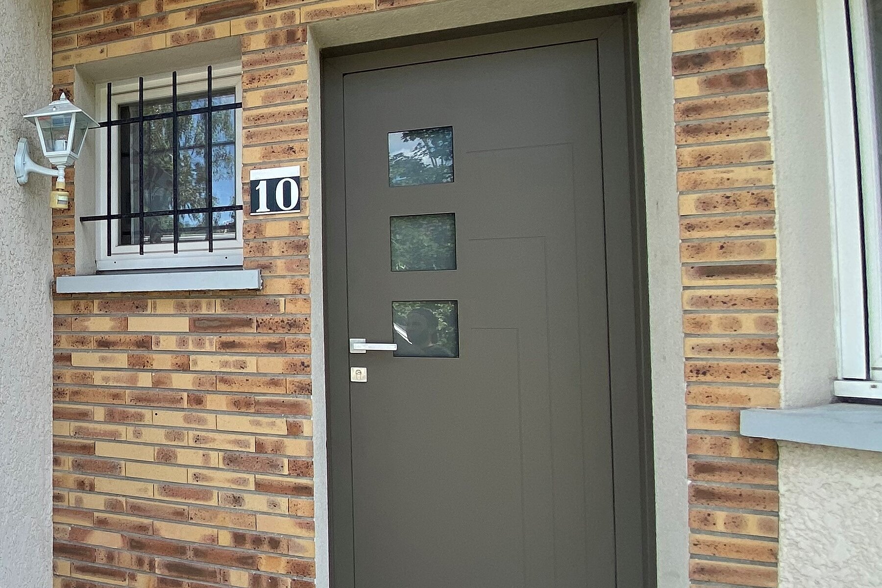 Vignette Porte d'entrée PVC Contemporaine ligne Carré