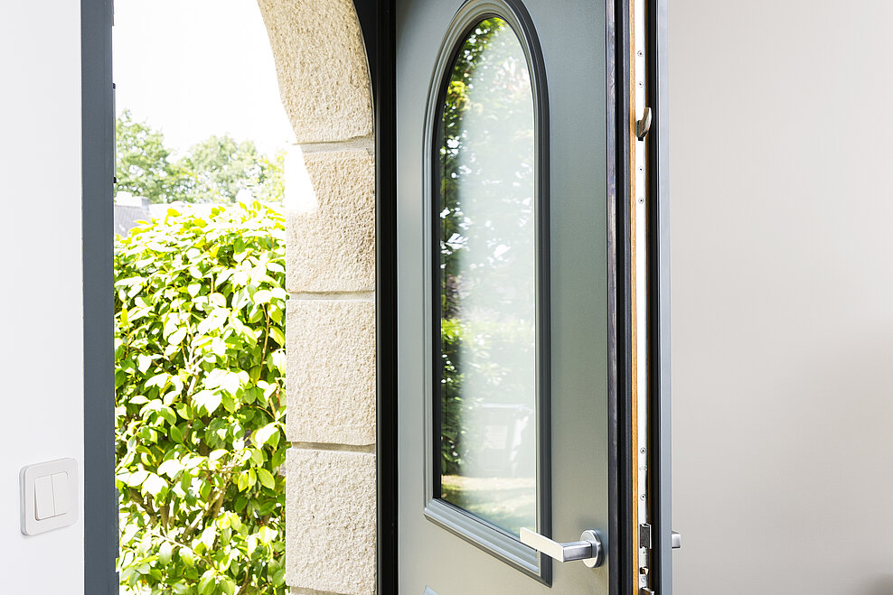 Porte d'entrée Aluminium Classique ligne Toscane