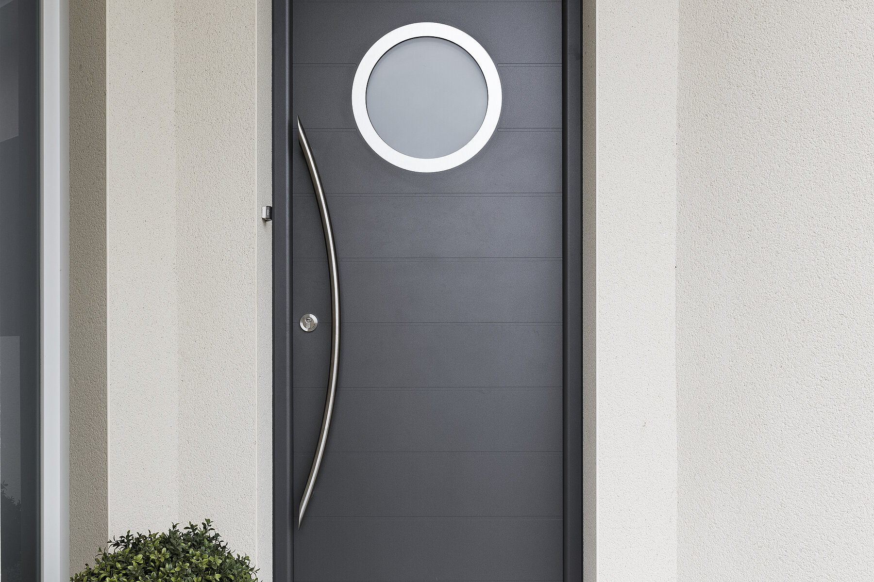 Vignette Porte d'entrée Aluminium Contemporaine ligne Hublot