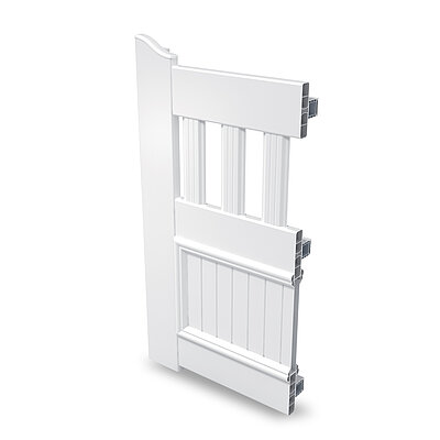 angle portail pvc classique