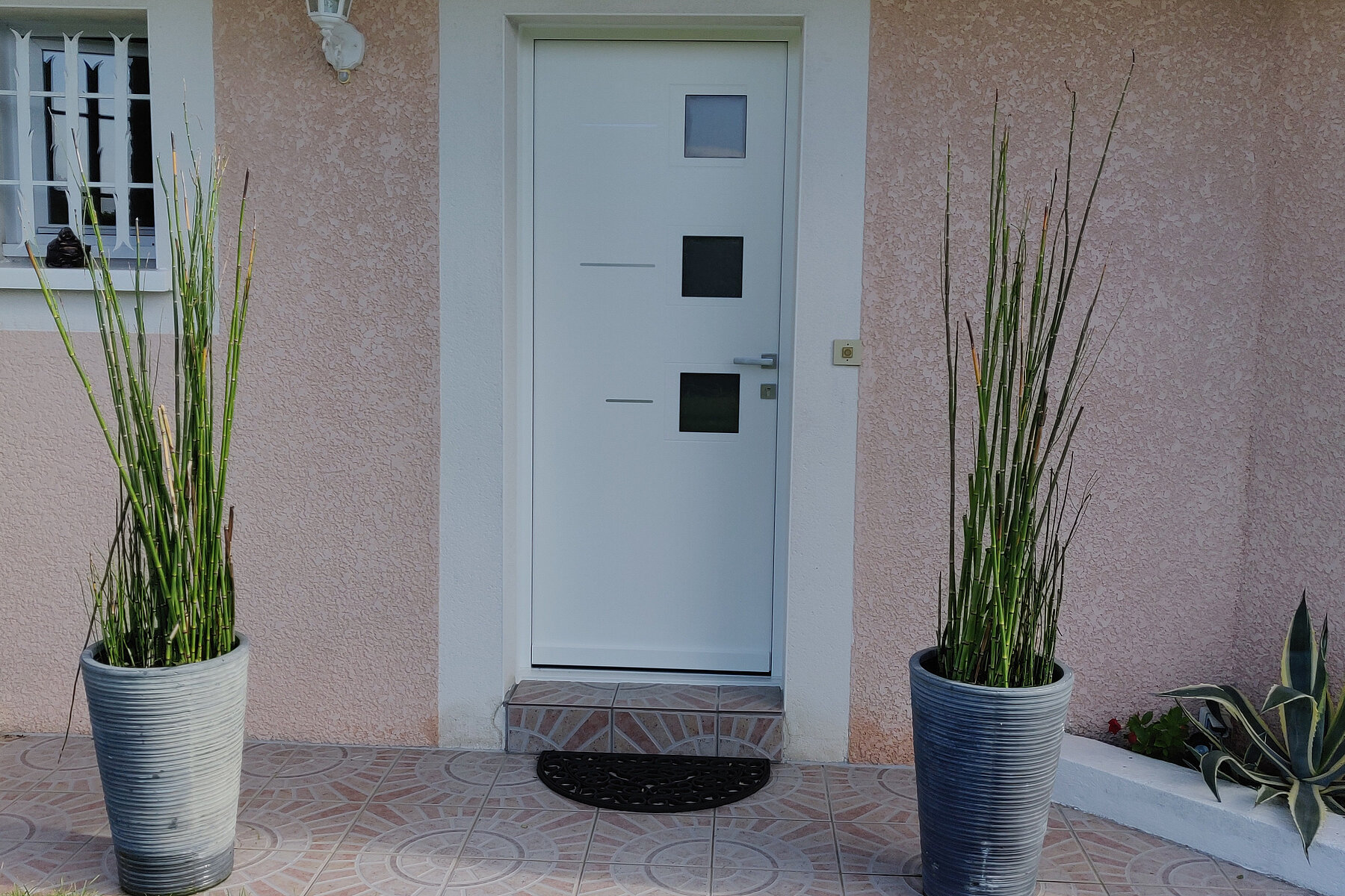 Vignette Porte d'entrée PVC Contemporaine ligne Carré