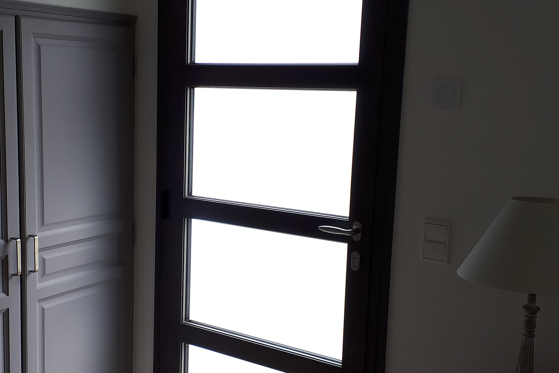Vignette Porte d'entrée PVC Créative contemporaine ligne Longitude
