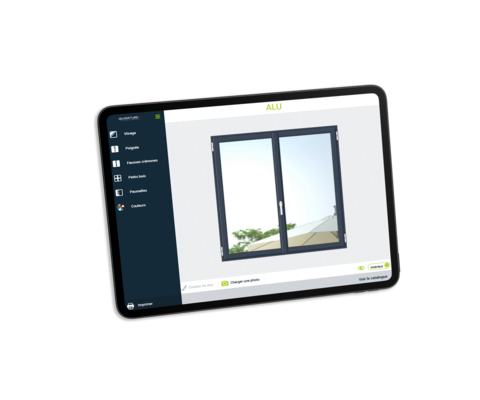 mockup configurateur fenêtre