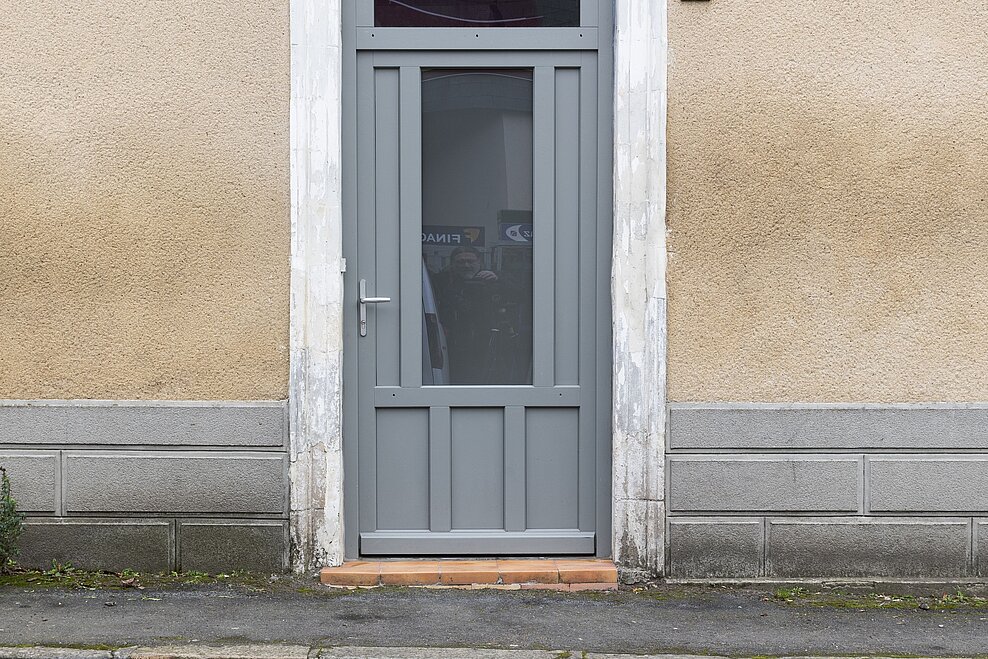 Porte d'entrée PVC Créative classique ligne Tiers