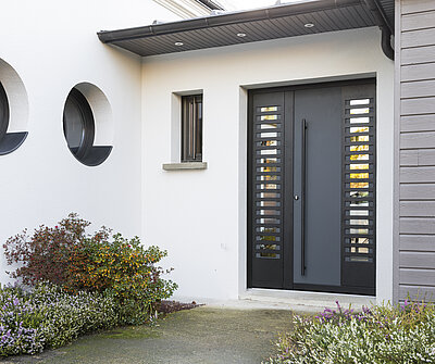 porte d'entrée ALU