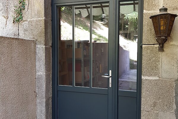 porte d’entrée vitrée