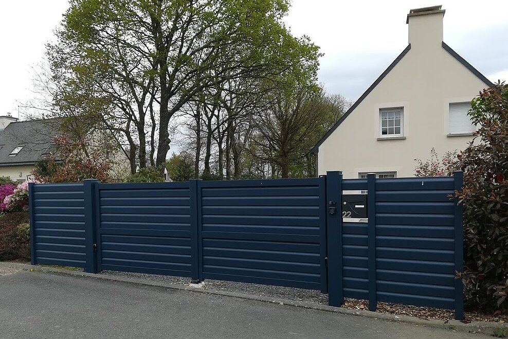 Portail Aluminium Contemporain