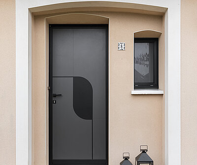 porte d'entrée ALU