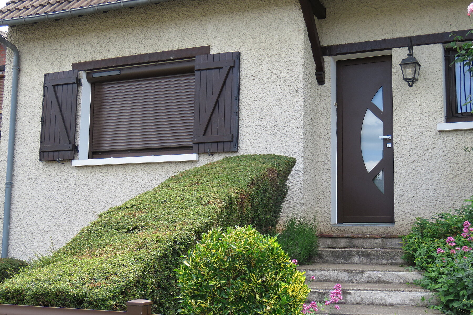 Vignette Porte d'entrée Aluminium Contemporaine ligne Vague
