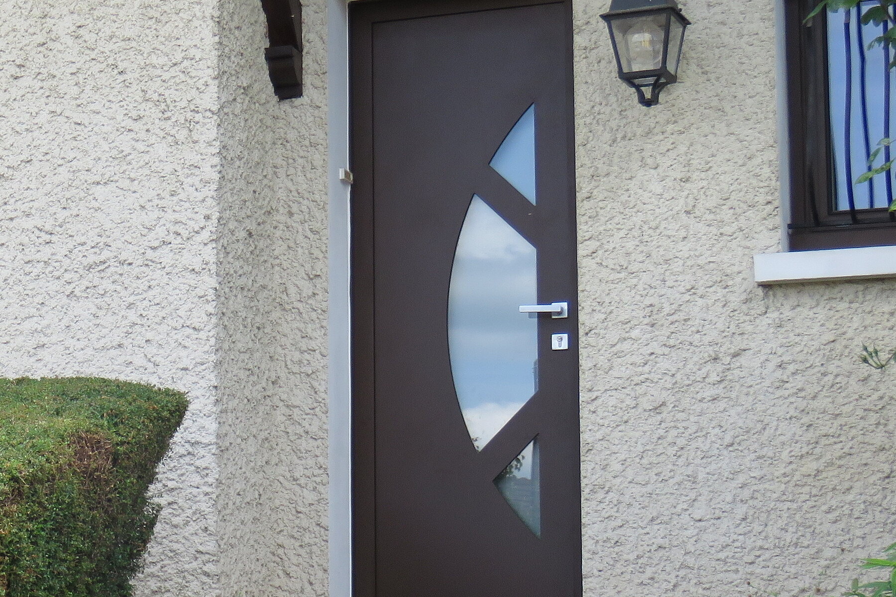 Vignette Porte d'entrée PVC Contemporaine ligne Vague