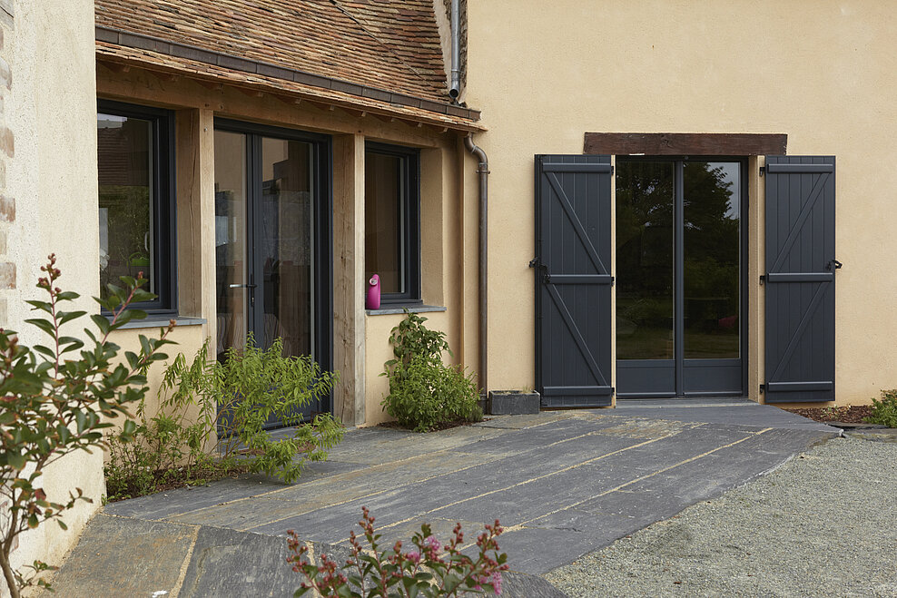 Porte-fenêtre Aluminium RadianS ouvrant caché Classique
