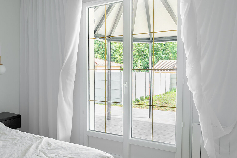 Porte-fenêtre PVC RéférenS 76 mm Classique