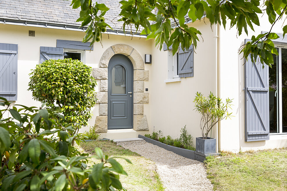 Porte d'entrée Aluminium Classique ligne Toscane