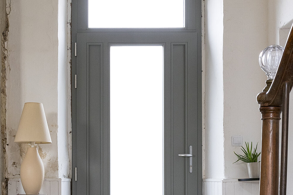 Porte d'entrée Aluminium Créative classique ligne Tiers