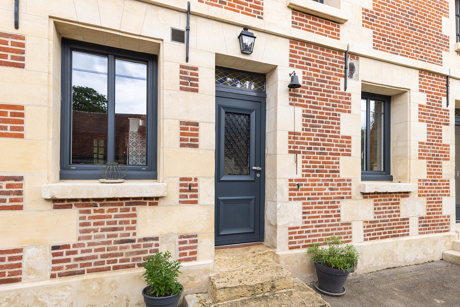 Vignette Porte d'entrée Aluminium Néo Classique ligne Divine