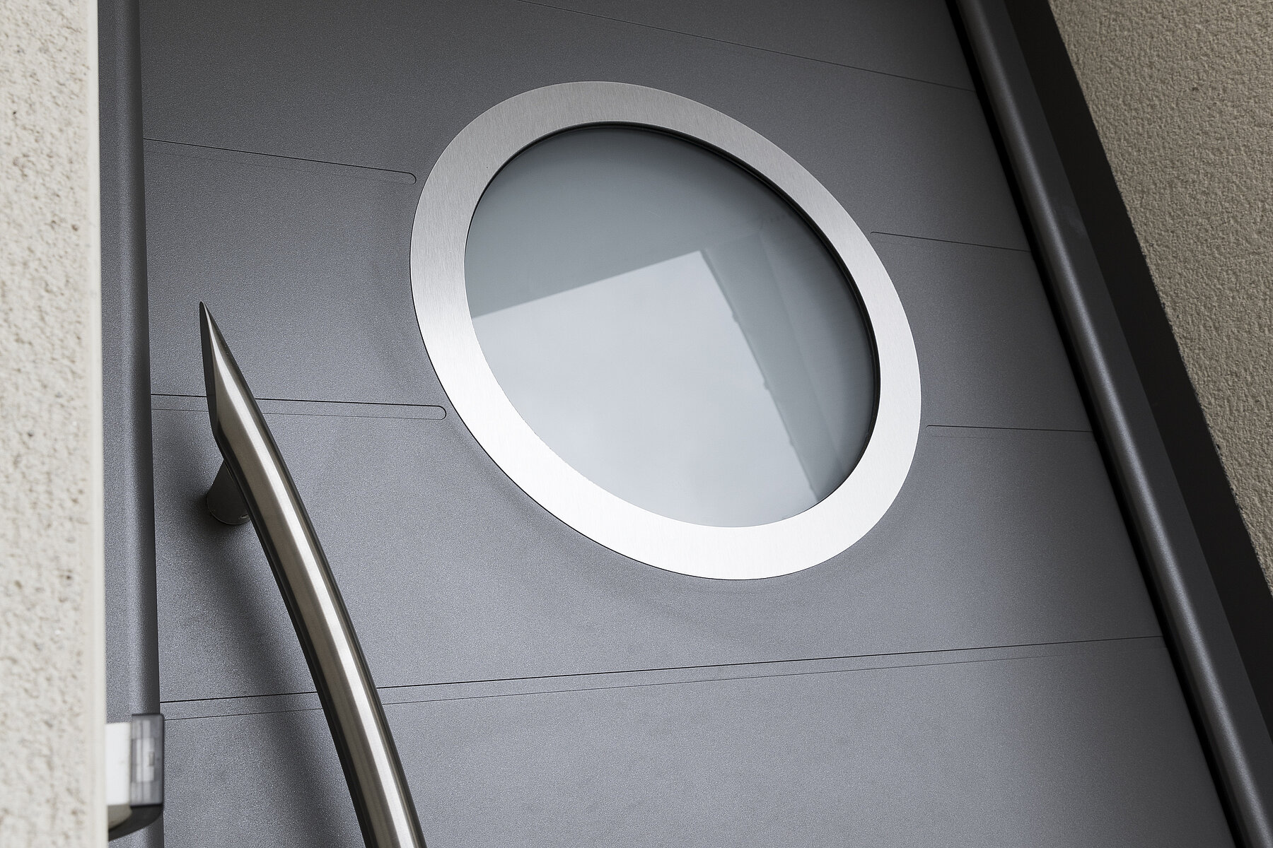 Vignette Porte d'entrée PVC Contemporaine ligne Hublot