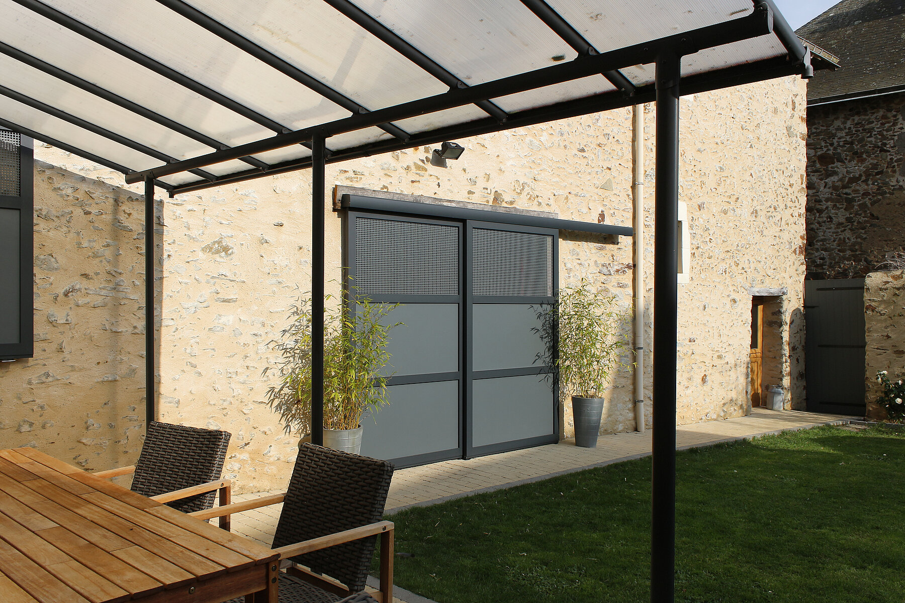 Vignette Volet Natalia personnalisable contemporain | Aluminium