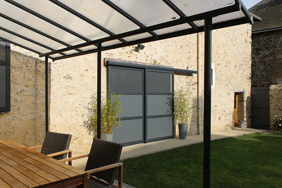 Volet Natalia personnalisable contemporain | Aluminium