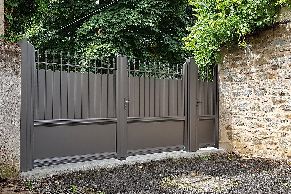 Portail Aluminium Rétro