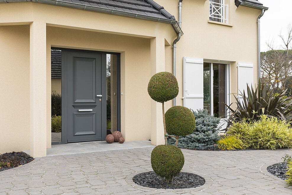 Porte d'entrée Aluminium Néo Classique ligne Diva