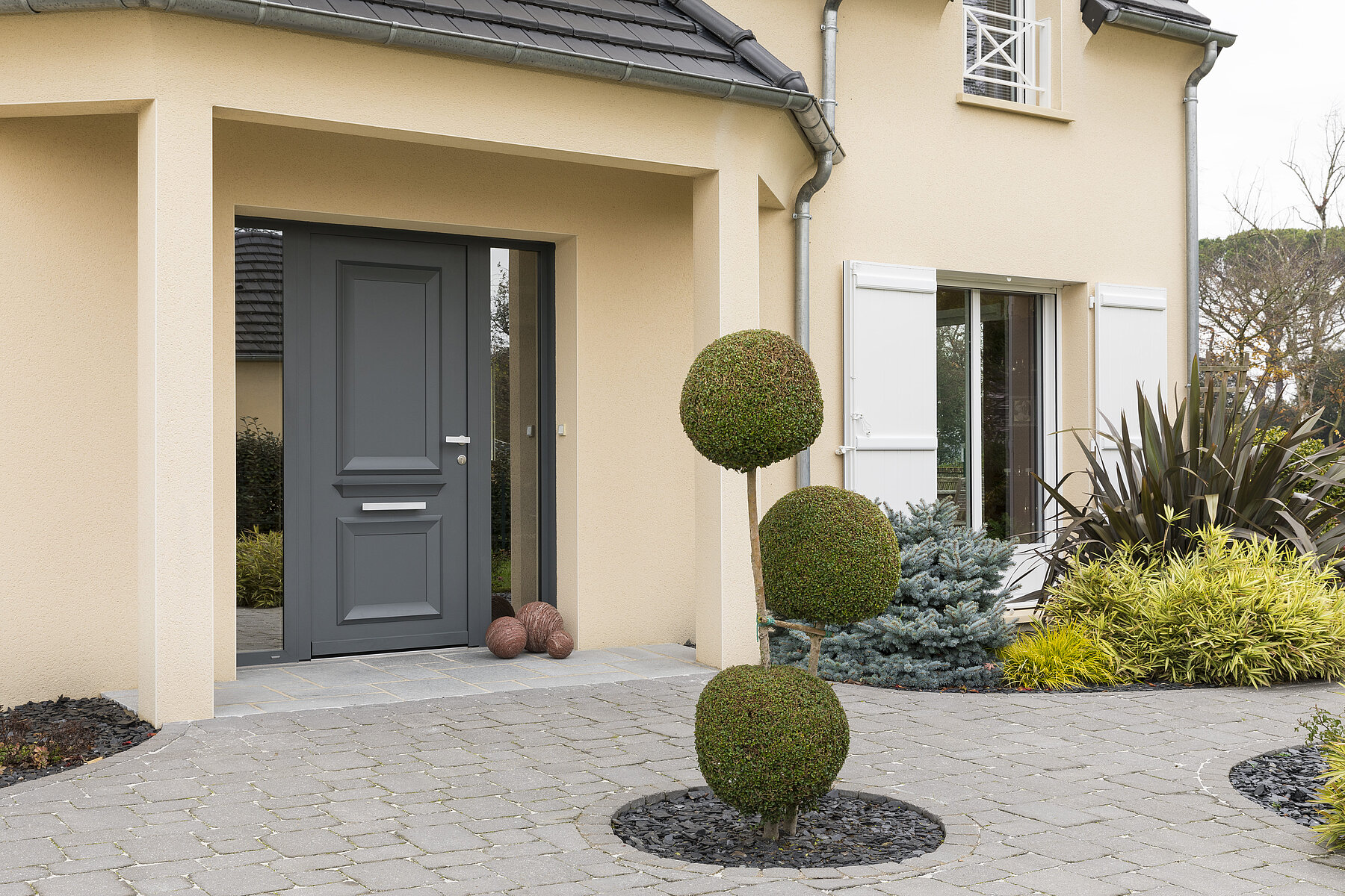 Vignette Porte d'entrée Aluminium Néo Classique ligne Diva