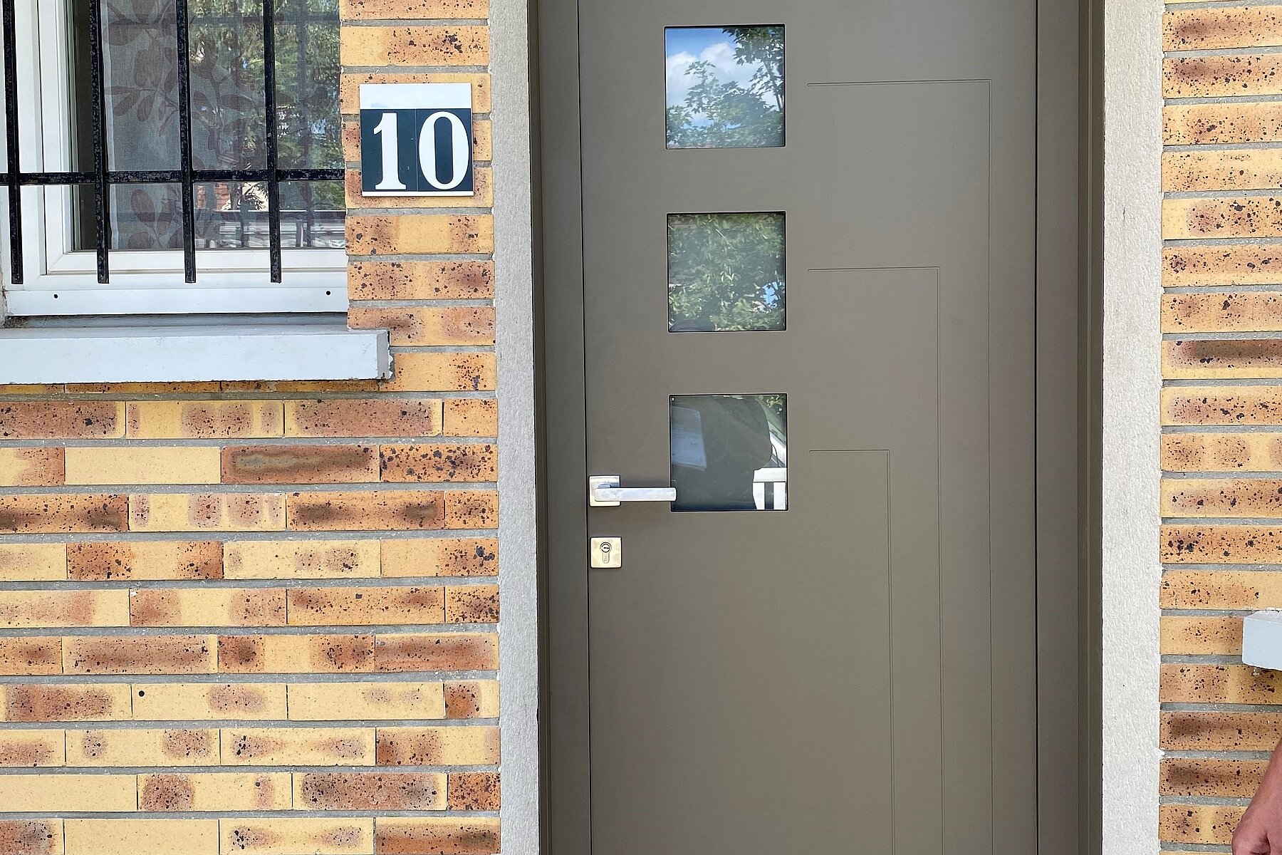 Vignette Porte d'entrée PVC Contemporaine ligne Carré